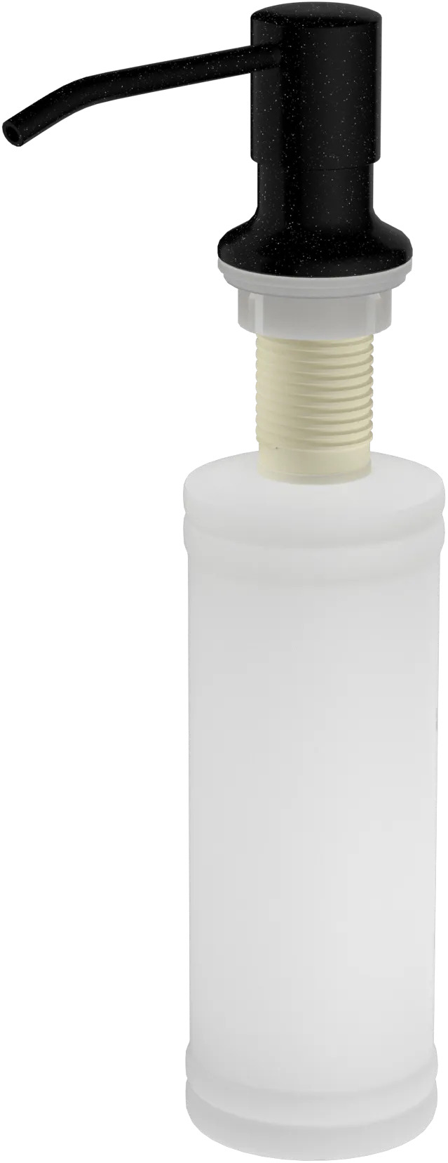 Дозатор GRANFEST Круглый 002 черный - фото