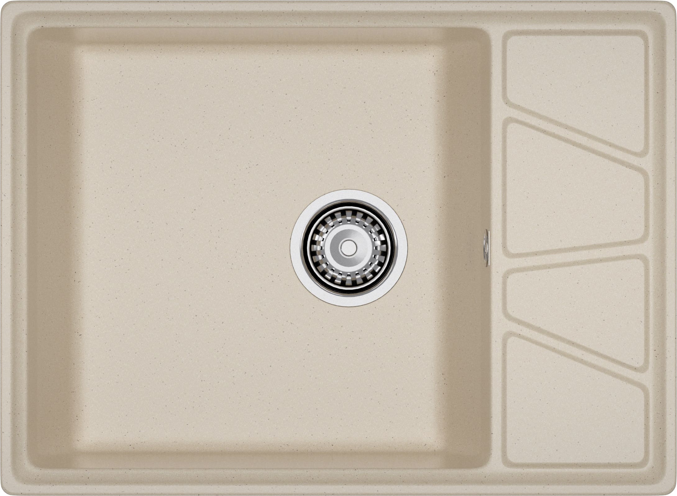 Кухонная мойка GRANFEST VERTEX V-680L кашемир - фото