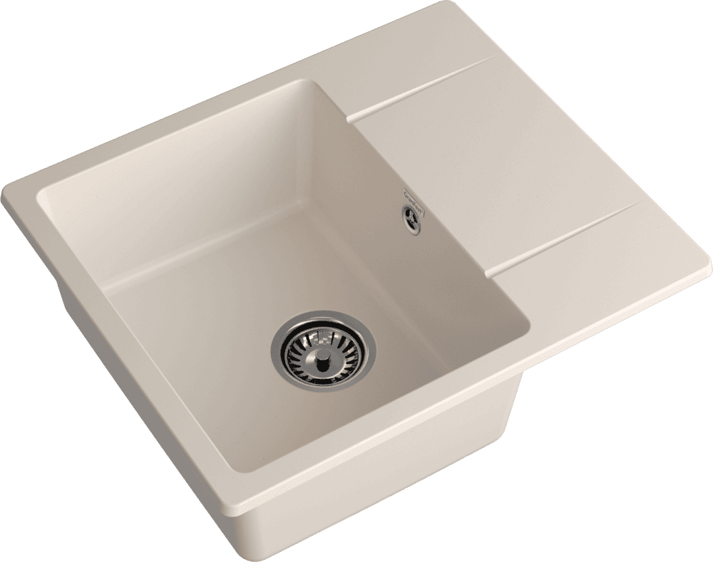 Кухонная мойка GRANFEST URBAN UR-258L белый - фото2