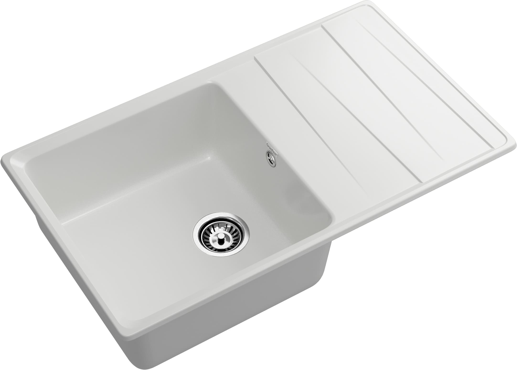 Кухонная мойка GRANFEST LEVEL LV-860L иней - фото2