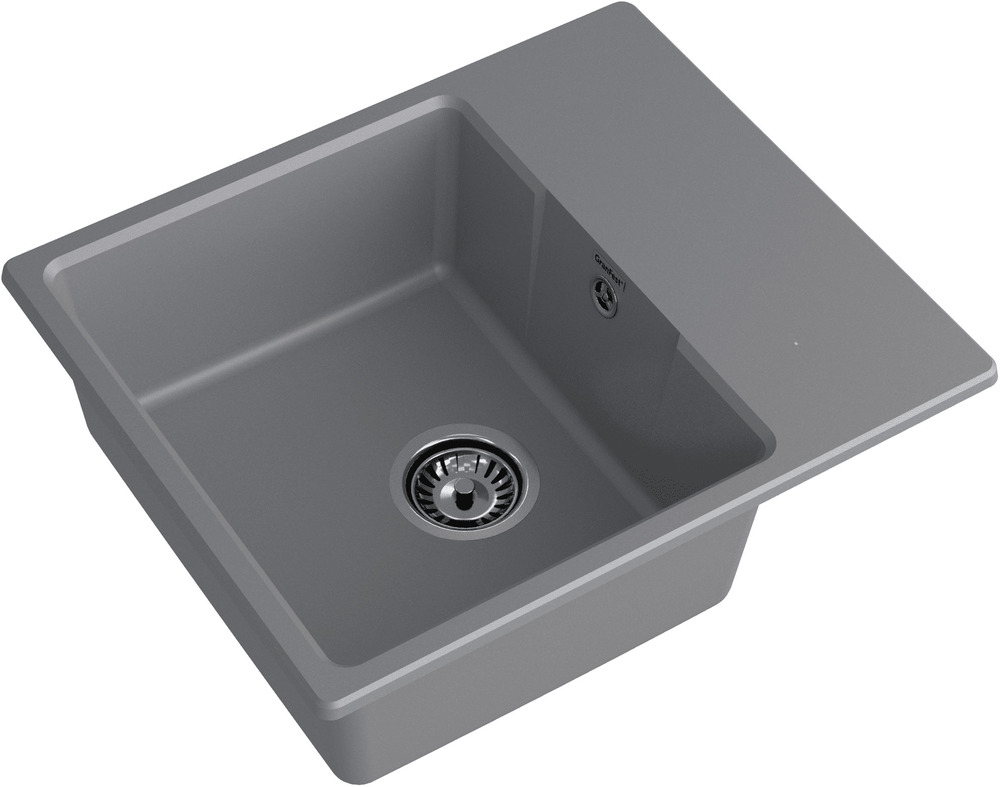 Кухонная мойка GRANFEST URBAN UR-658L темно-серый - фото2