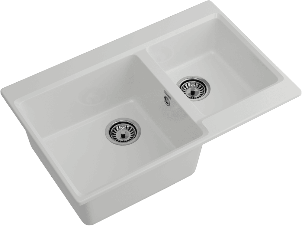 Кухонная мойка GRANFEST LEVEL LV-780K иней - фото2