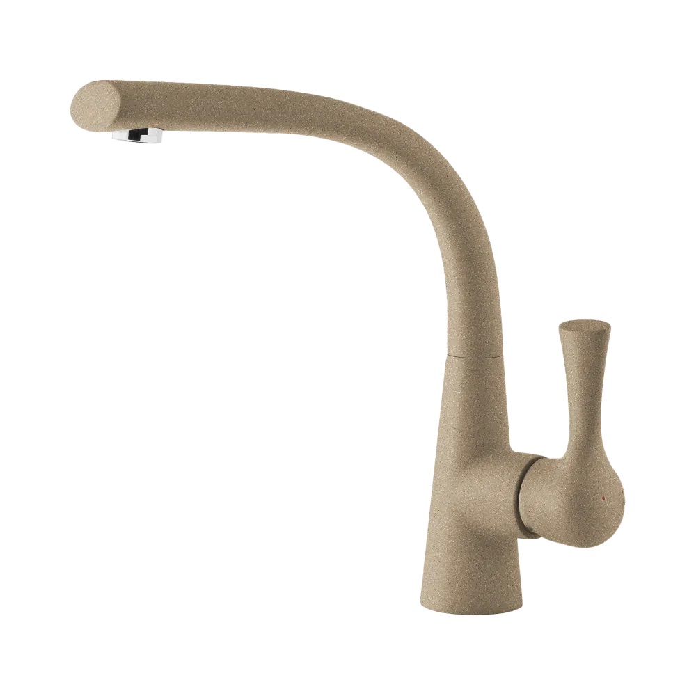 Смеситель для кухни GRANFEST 3723 песочный - фото