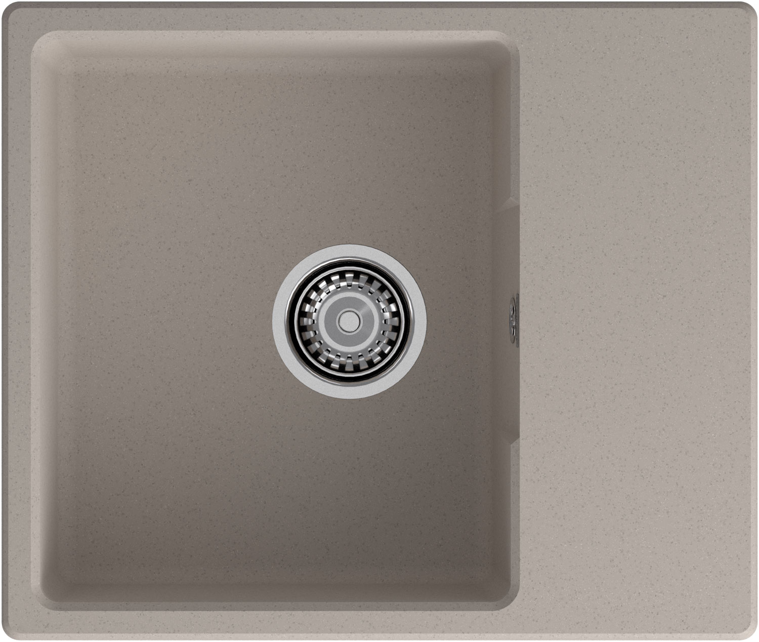 Кухонная мойка GRANFEST URBAN UR-658L песочный - фото
