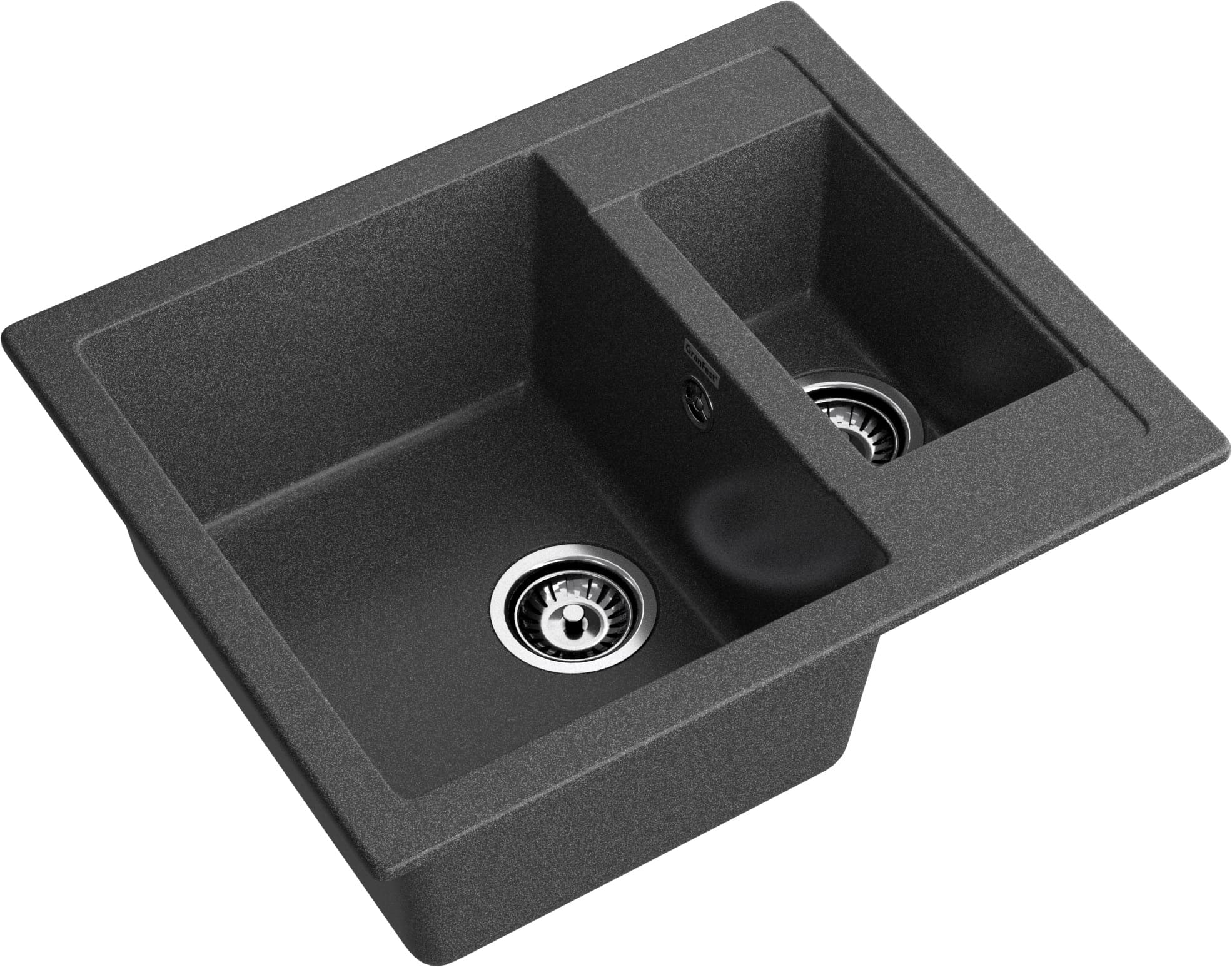 Кухонная мойка GRANFEST QUADRO Q-610K графит - фото2