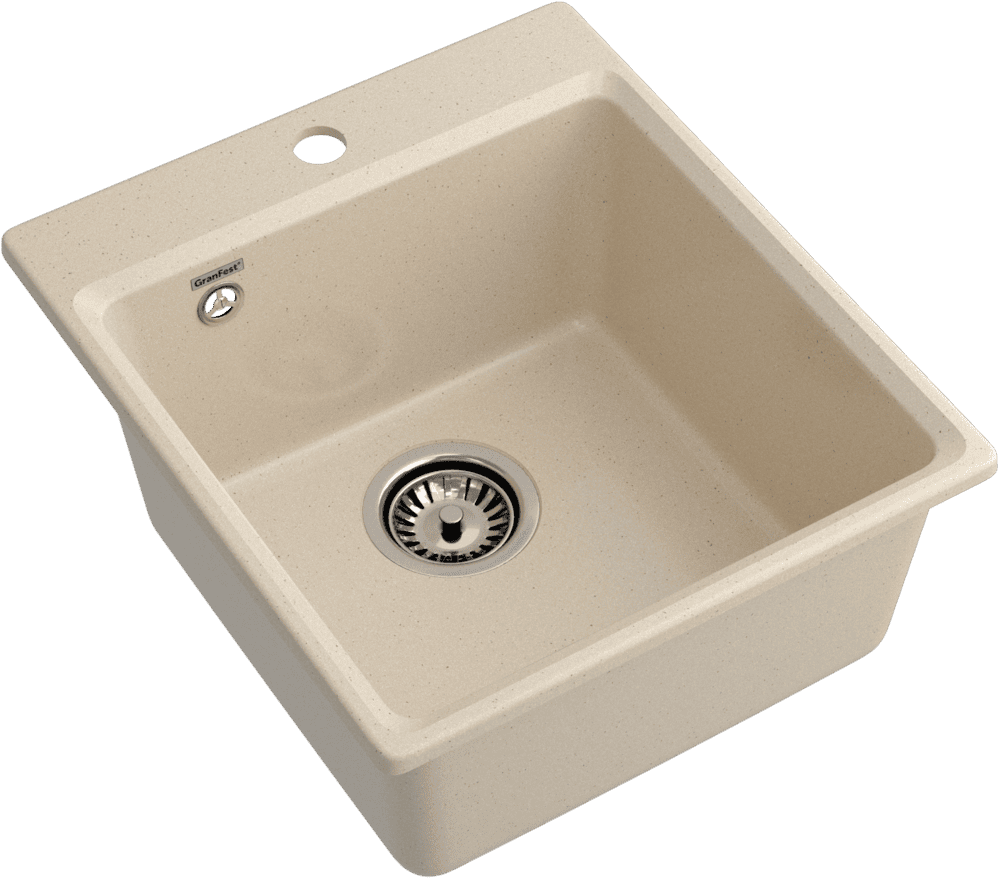 Кухонная мойка GRANFEST LEVEL LV-420 кашемир - фото2