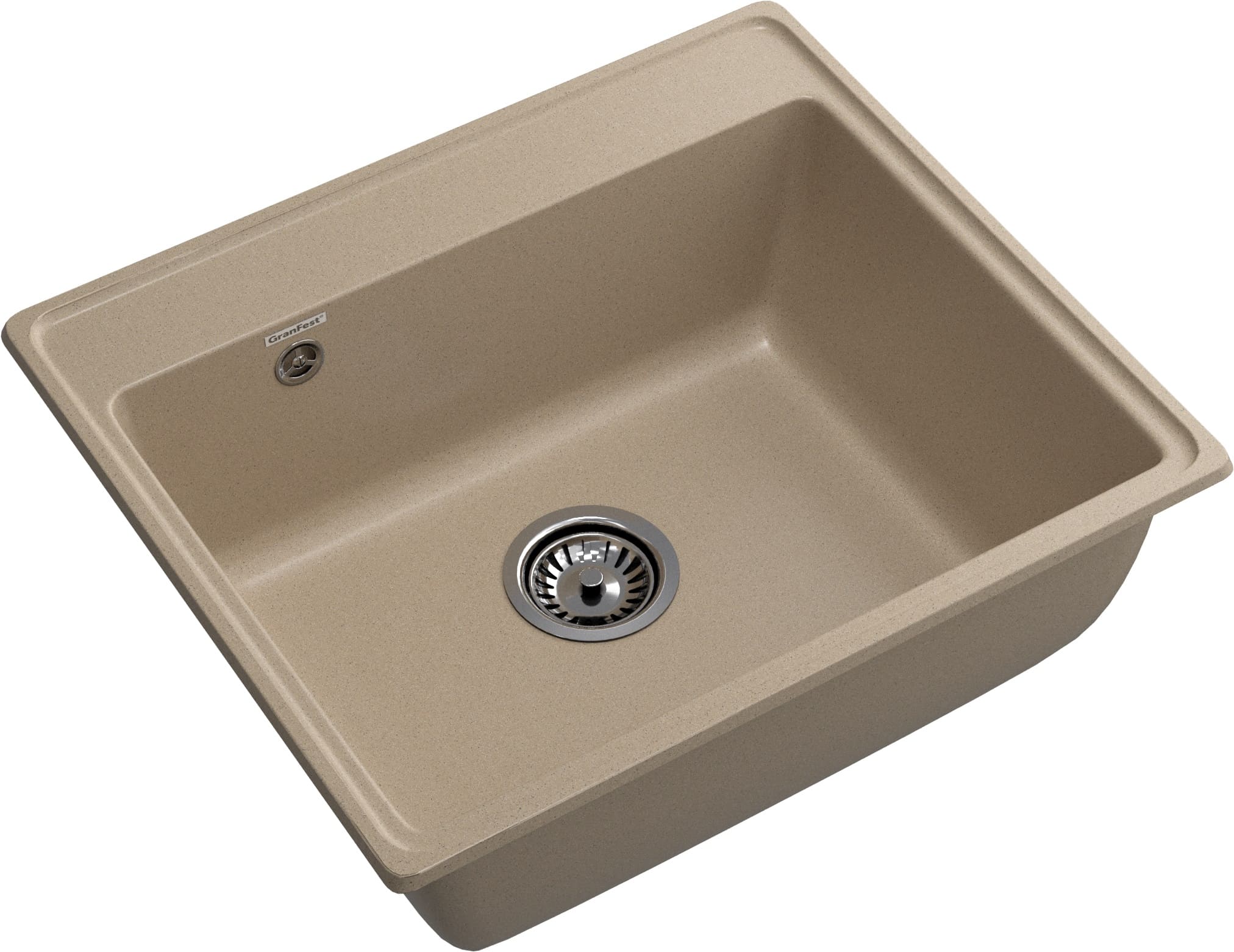 Кухонная мойка GRANFEST VERTEX V-580 песочный - фото2