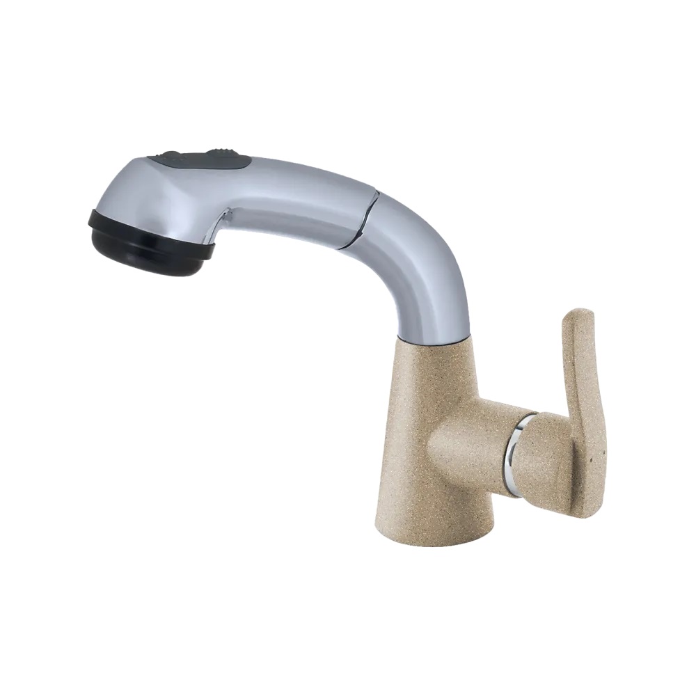 Смеситель для кухни GRANFEST 3773 песочный - фото