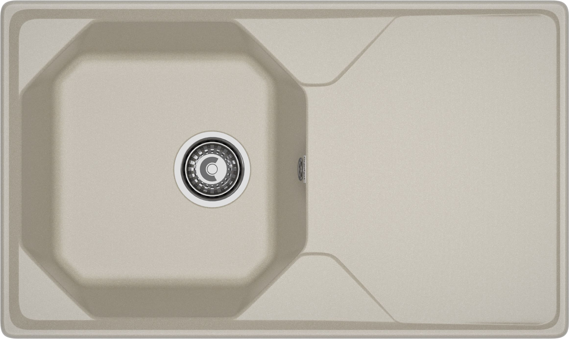 Кухонная мойка GRANFEST UNIQUE U-840L топаз - фото