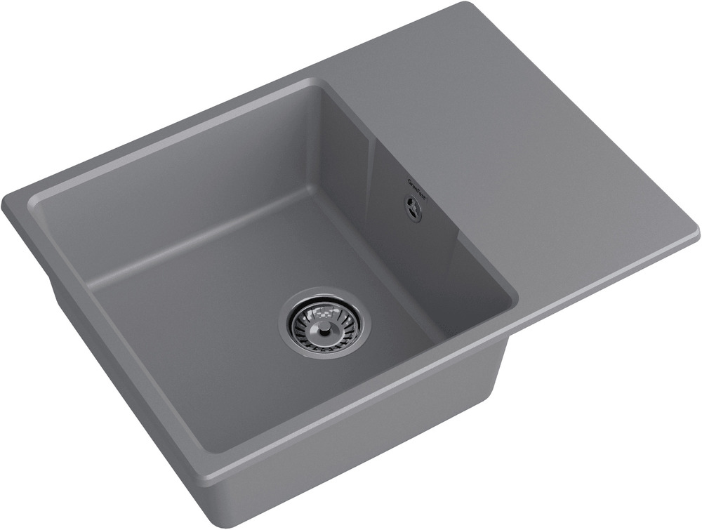 Кухонная мойка GRANFEST URBAN UR-668L темно-серый - фото2