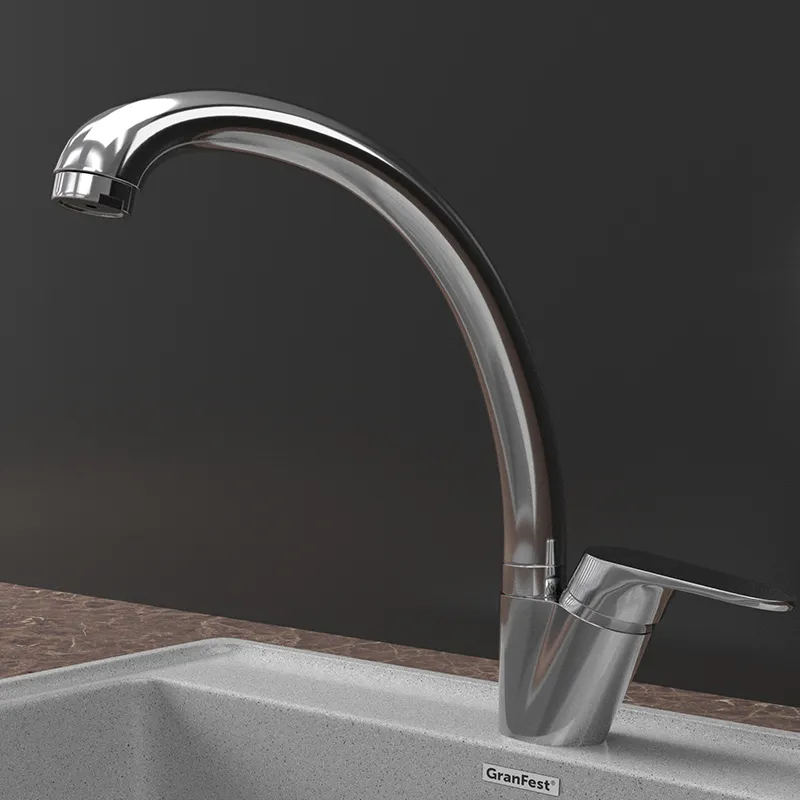 Смеситель для кухни GRANFEST 3323 хром - фото2