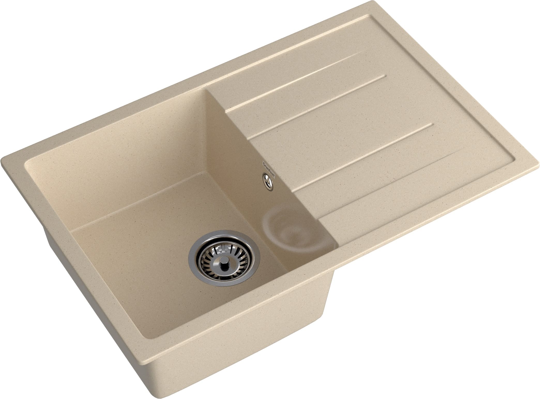 Кухонная мойка GRANFEST QUADRO Q-780L кашемир - фото2