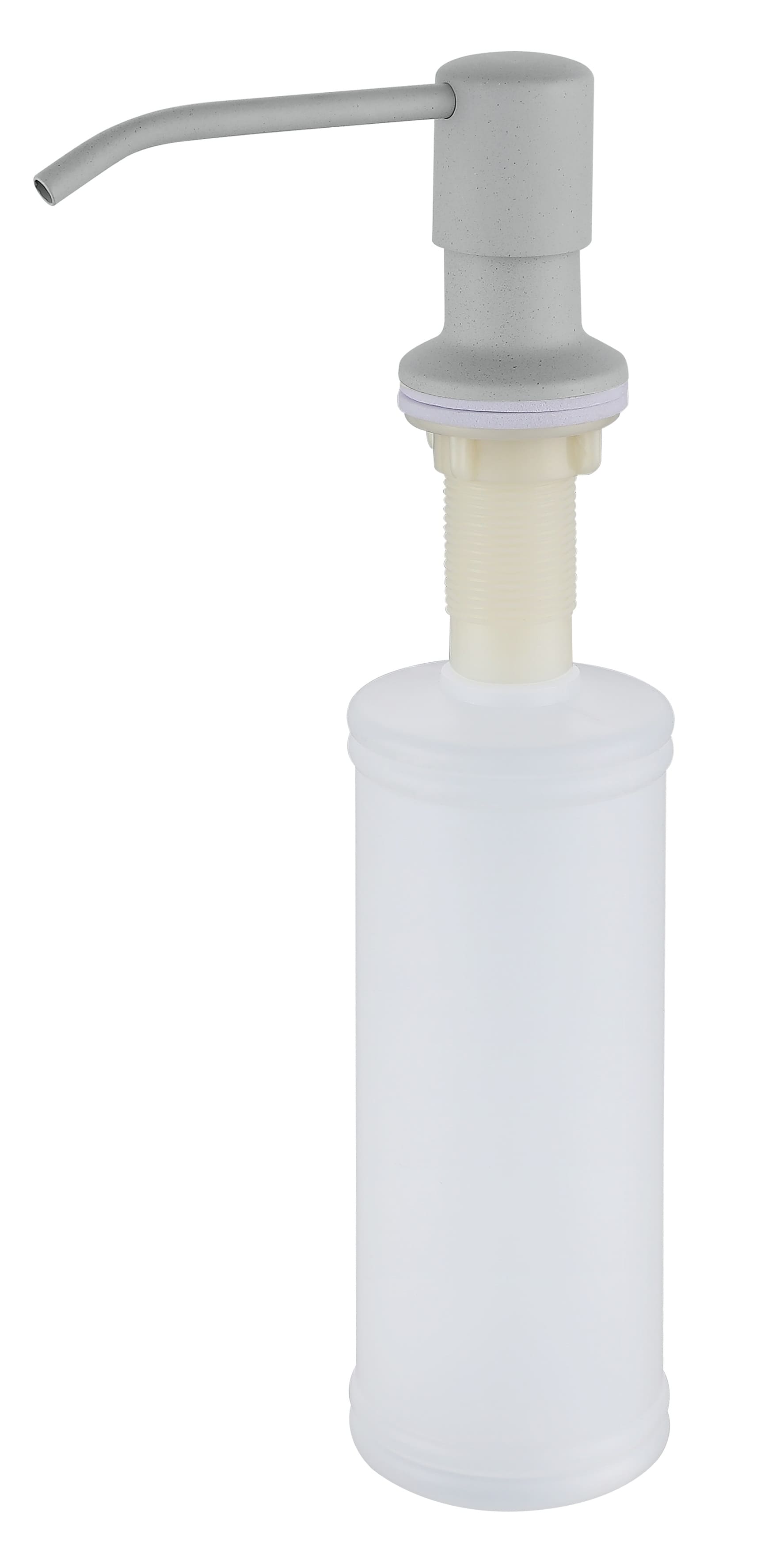 Дозатор GRANFEST QUARZ Круглый Z-5001 серый - фото