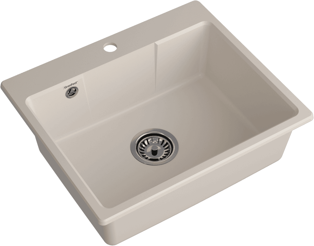 Кухонная мойка GRANFEST URBAN UR-658 белый - фото2
