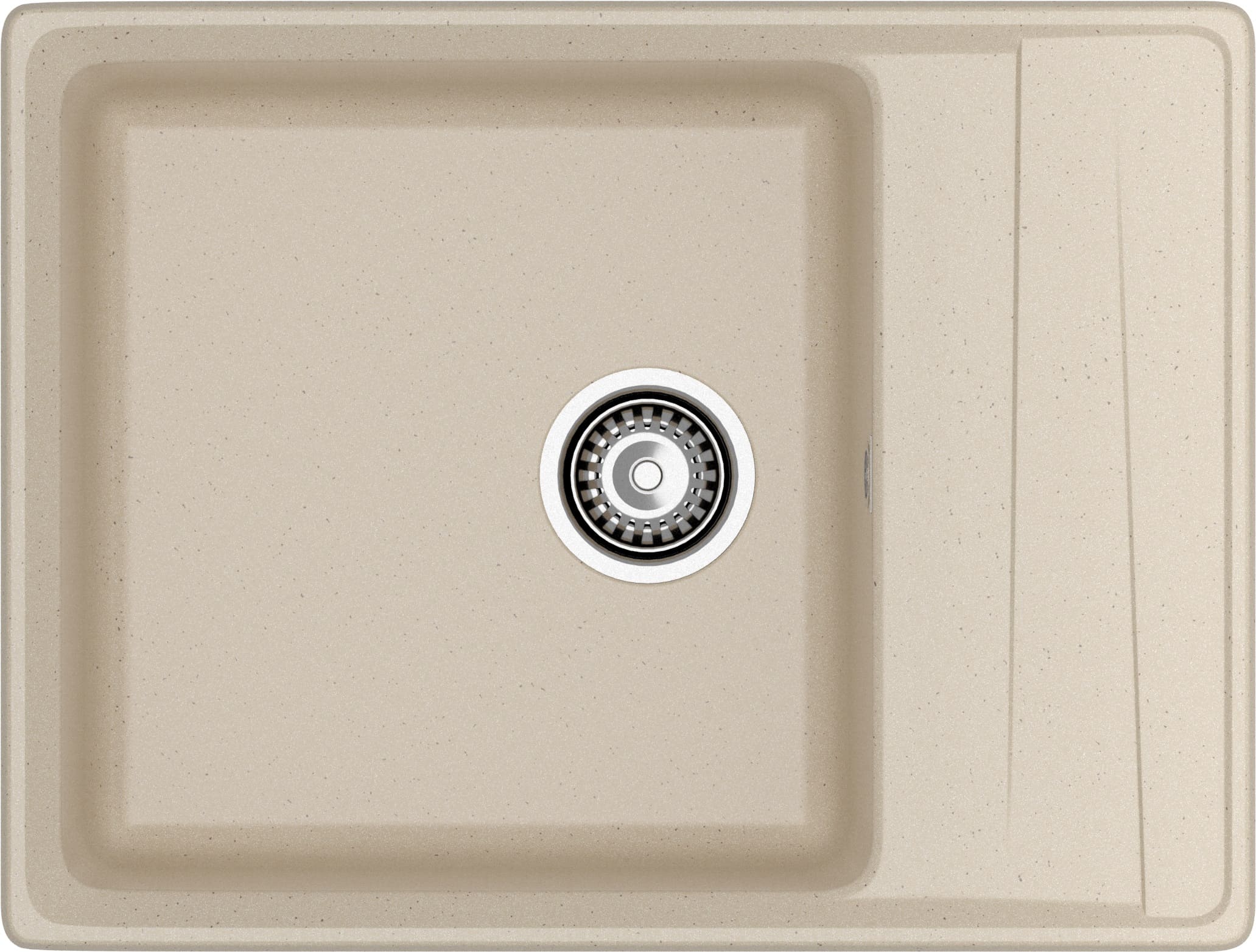 Кухонная мойка GRANFEST LEVEL LV-660L кашемир - фото