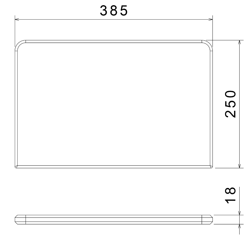 Доска GRANFEST URBAN GF-U45 бук (GF-U-4540 и GF-U-4550) - фото2