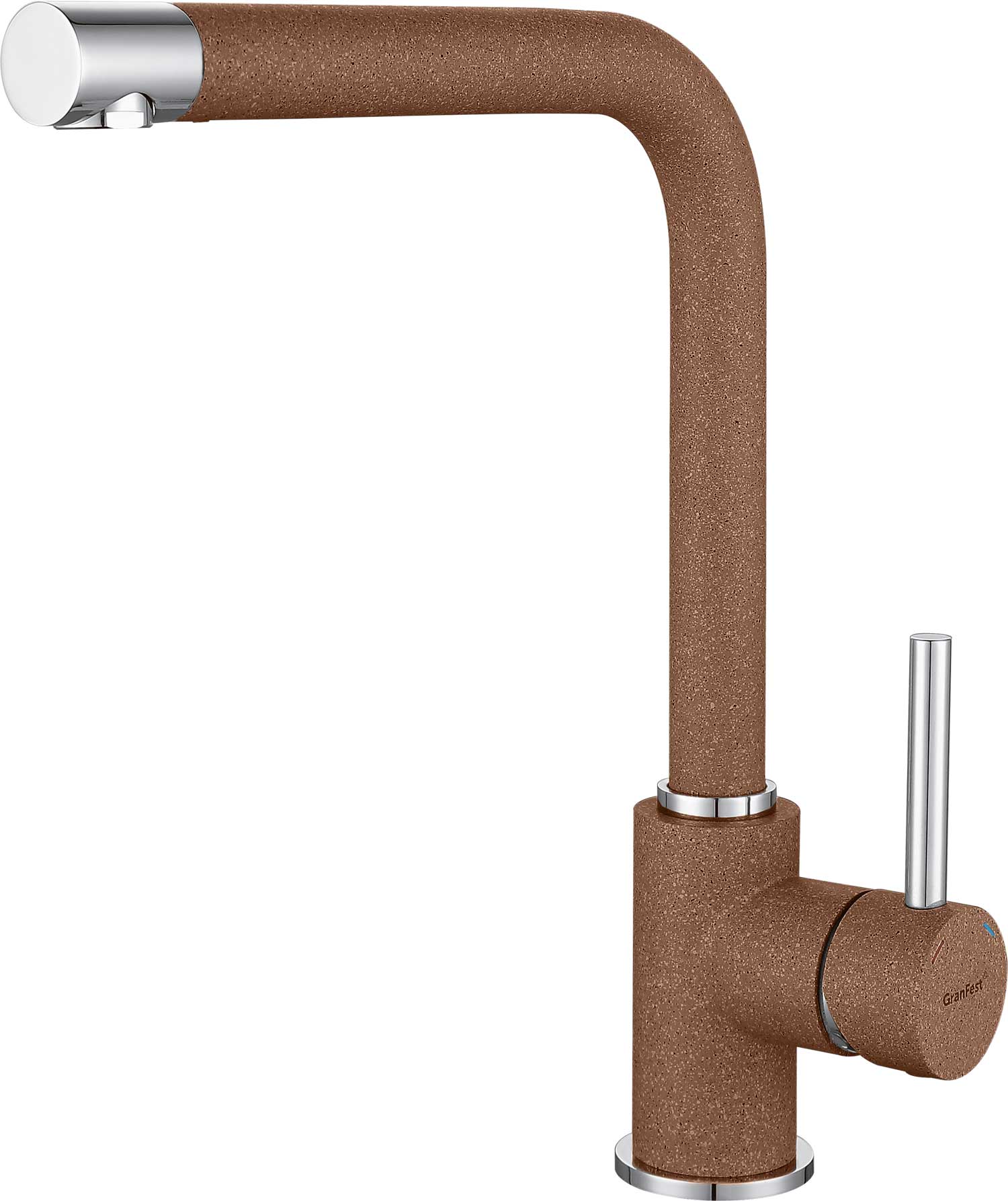 Смеситель для кухни GRANFEST 3651 терракот - фото