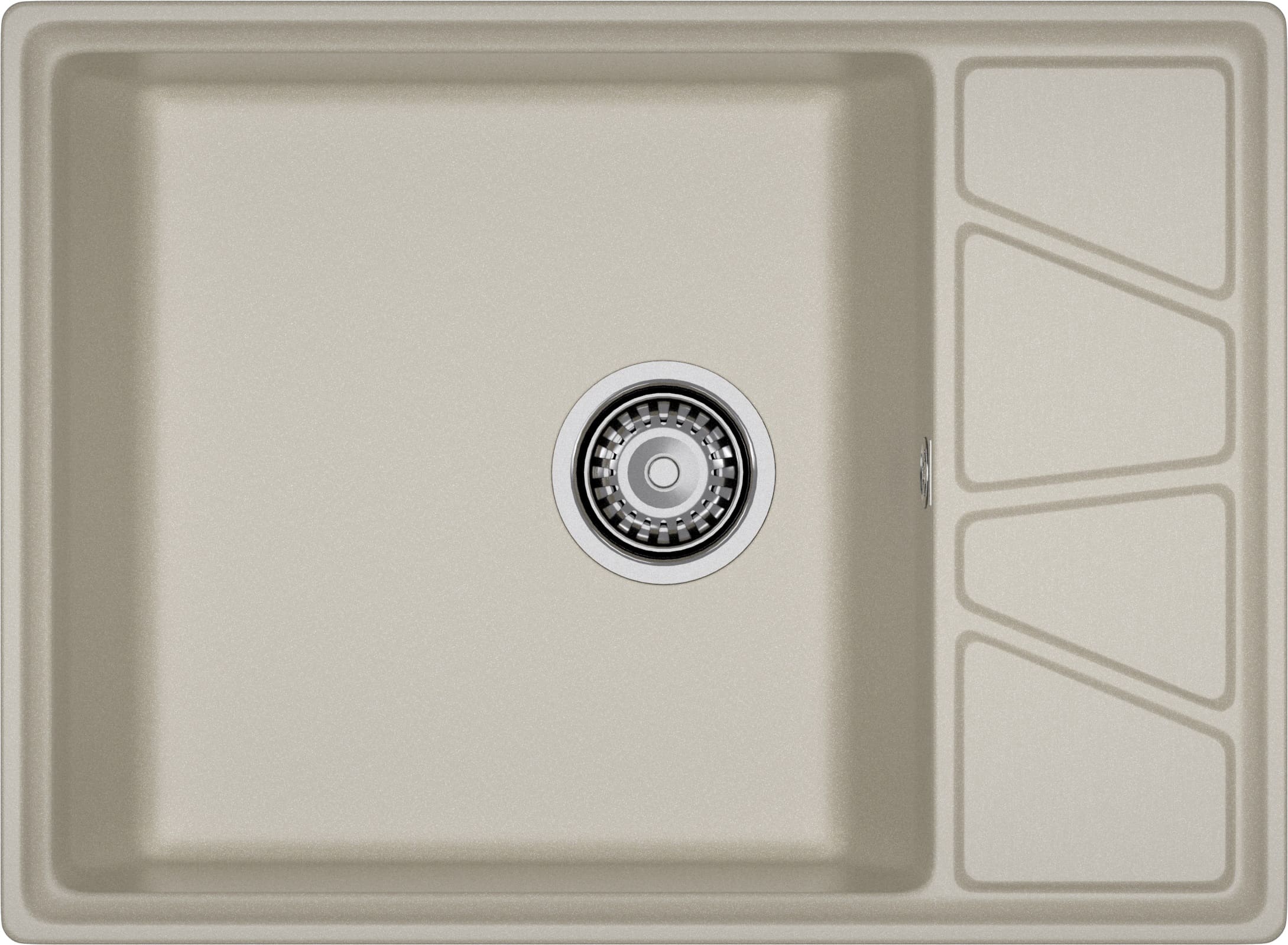 Кухонная мойка GRANFEST VERTEX V-680L топаз - фото