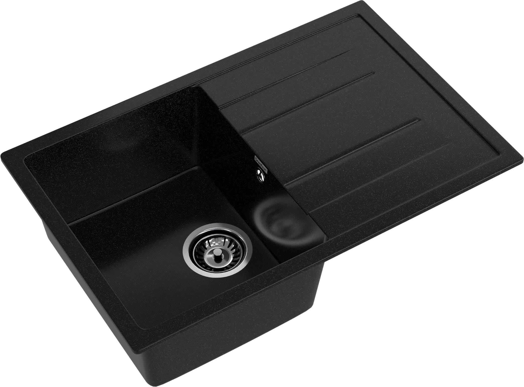Кухонная мойка GRANFEST QUADRO Q-780L черный - фото2