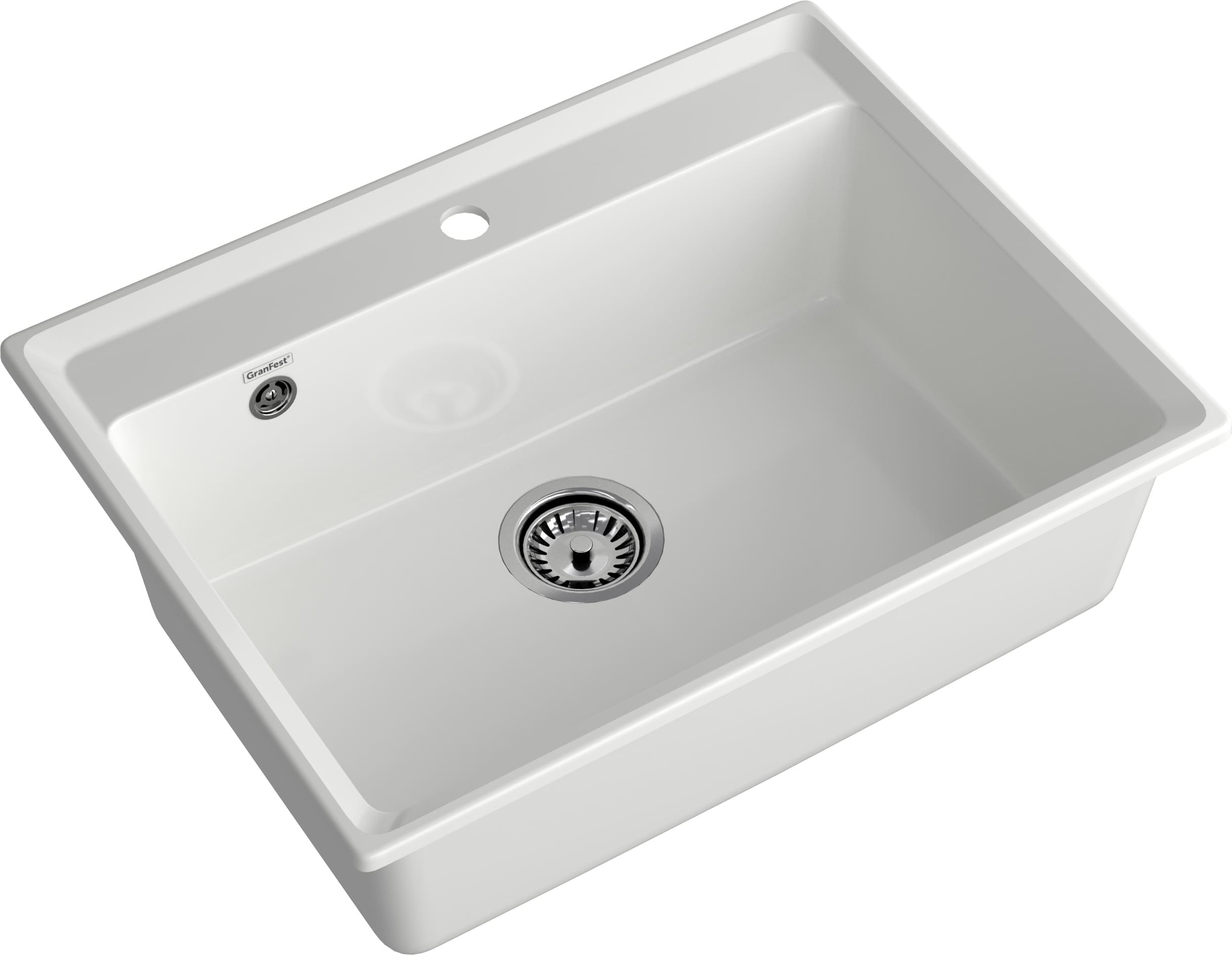 Кухонная мойка GRANFEST LEVEL LV-660 иней - фото2