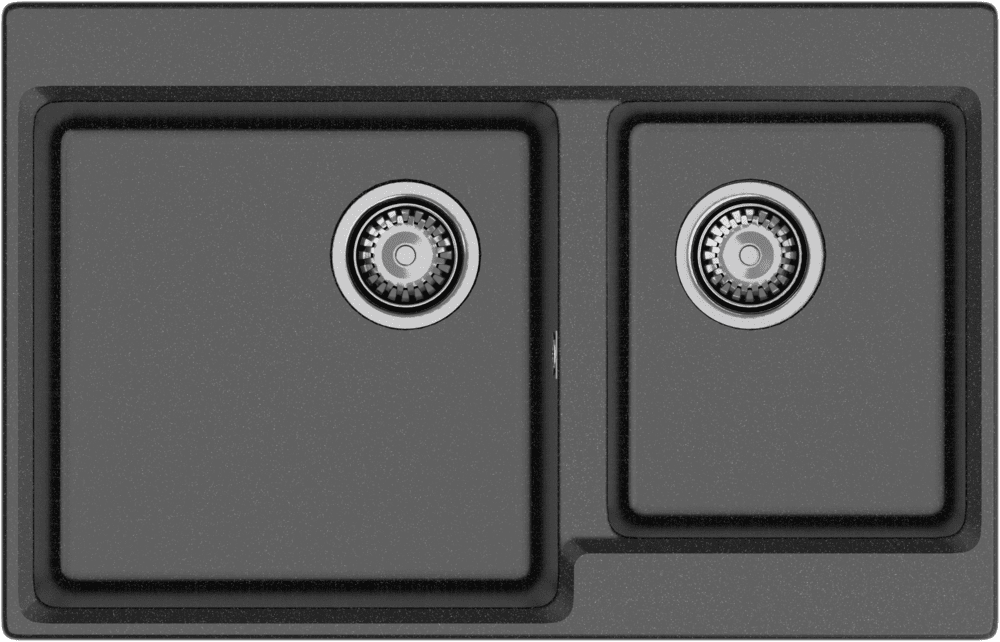 Кухонная мойка GRANFEST LEVEL LV-780K черный - фото