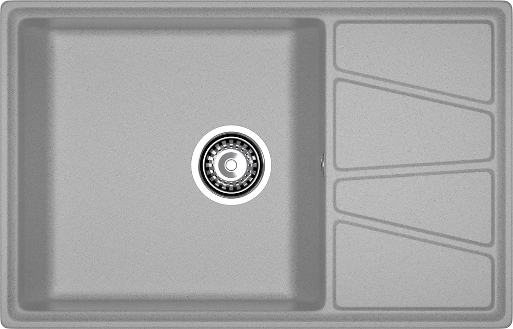 Кухонная мойка GRANFEST VERTEX V-780L серый - фото