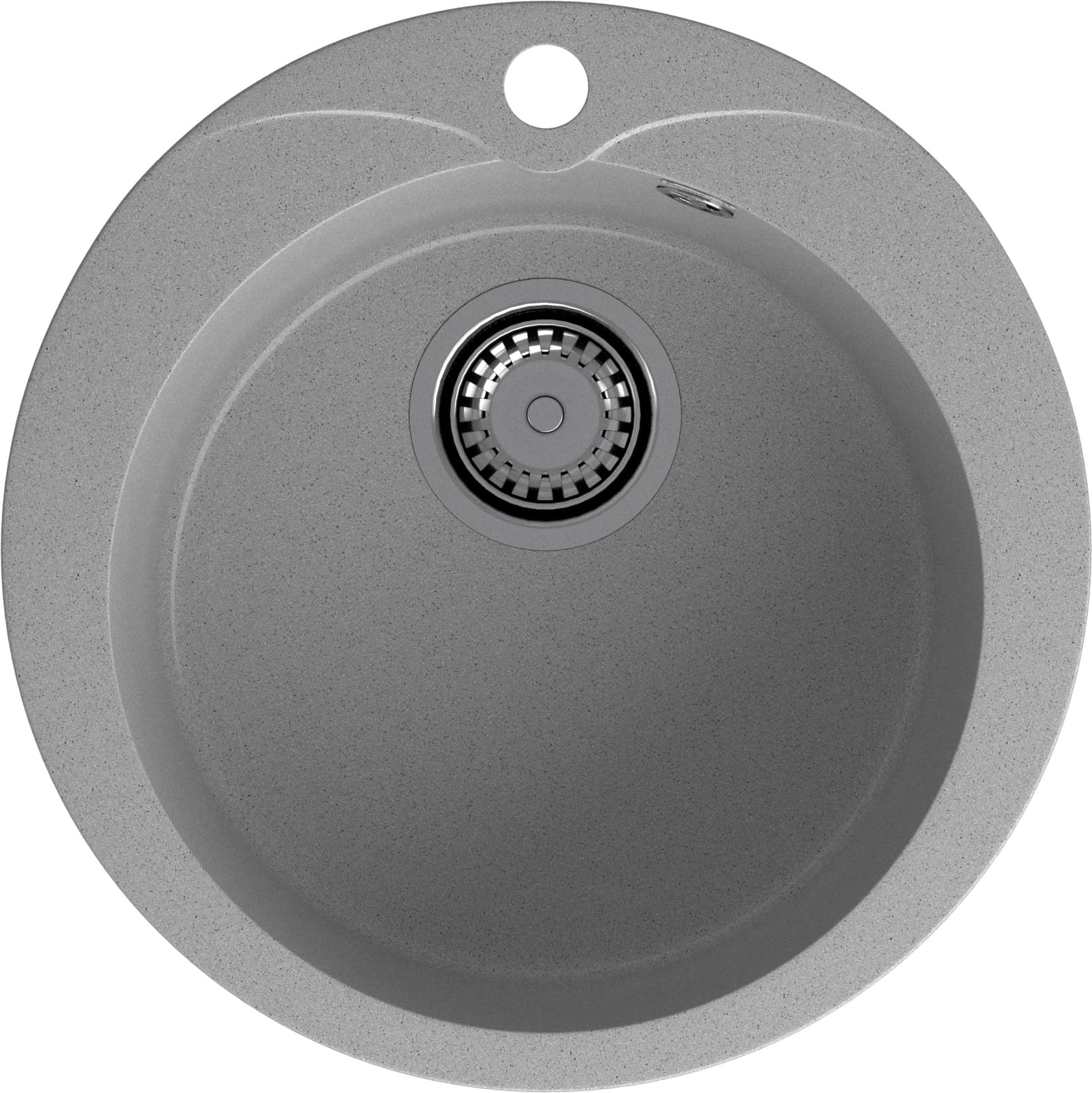 Кухонная мойка GRANFEST RONDO R-480 серый - фото