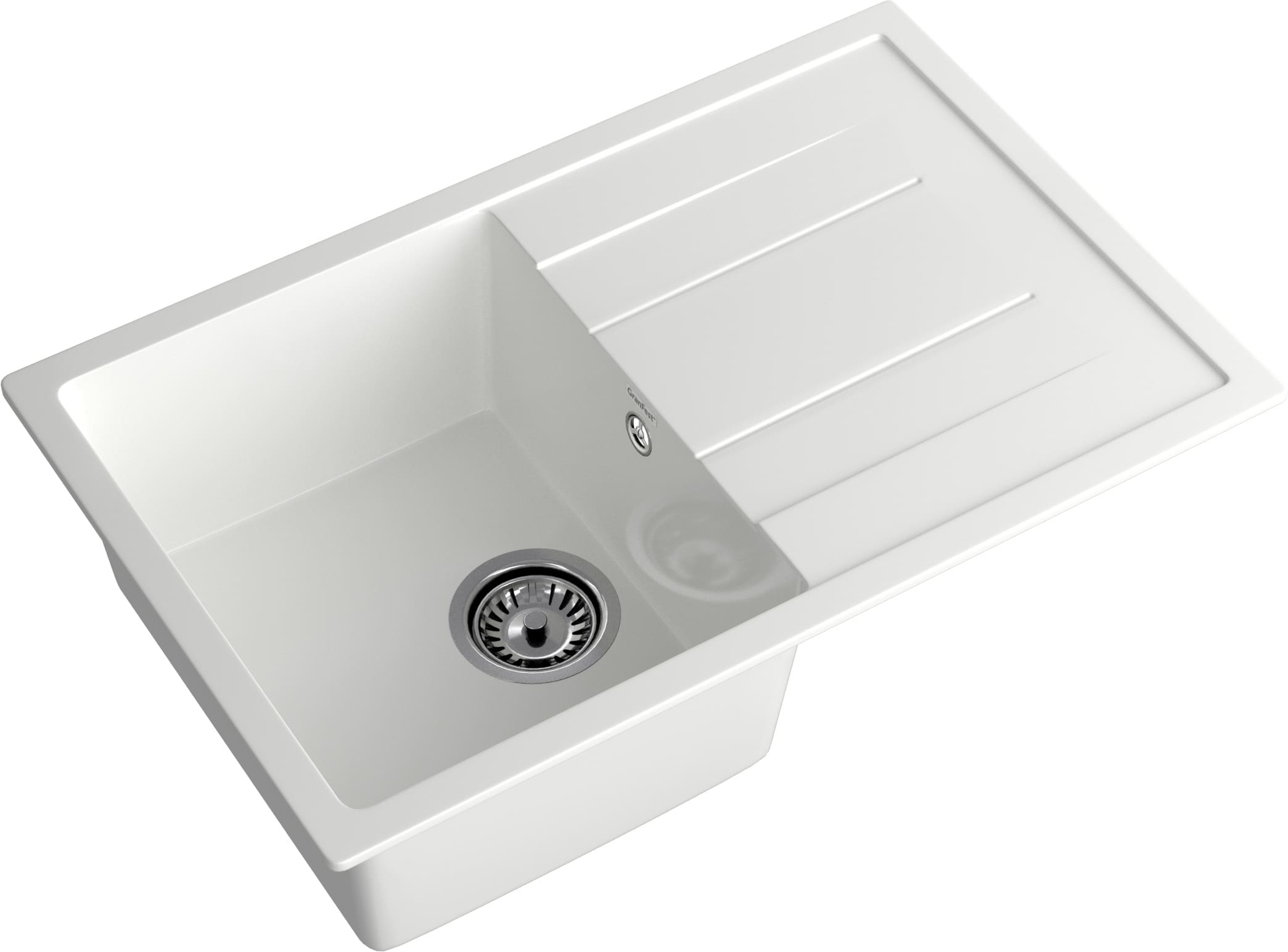Кухонная мойка GRANFEST QUADRO Q-780L иней - фото2
