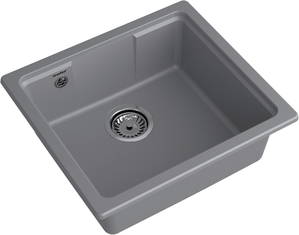 Кухонная мойка GRANFEST URBAN UR-4550 темно-серый - фото2