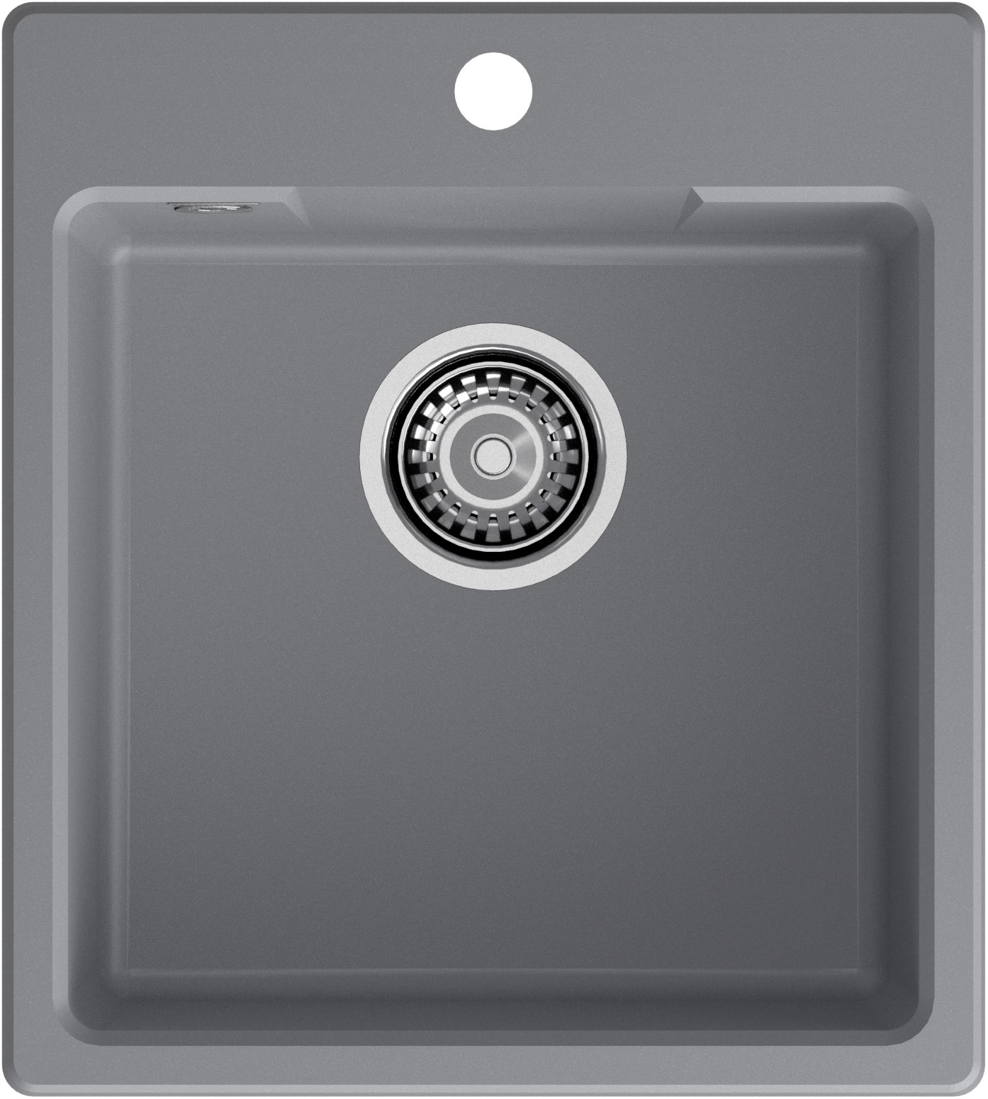 Кухонная мойка GRANFEST URBAN UR-644 темно-серый - фото