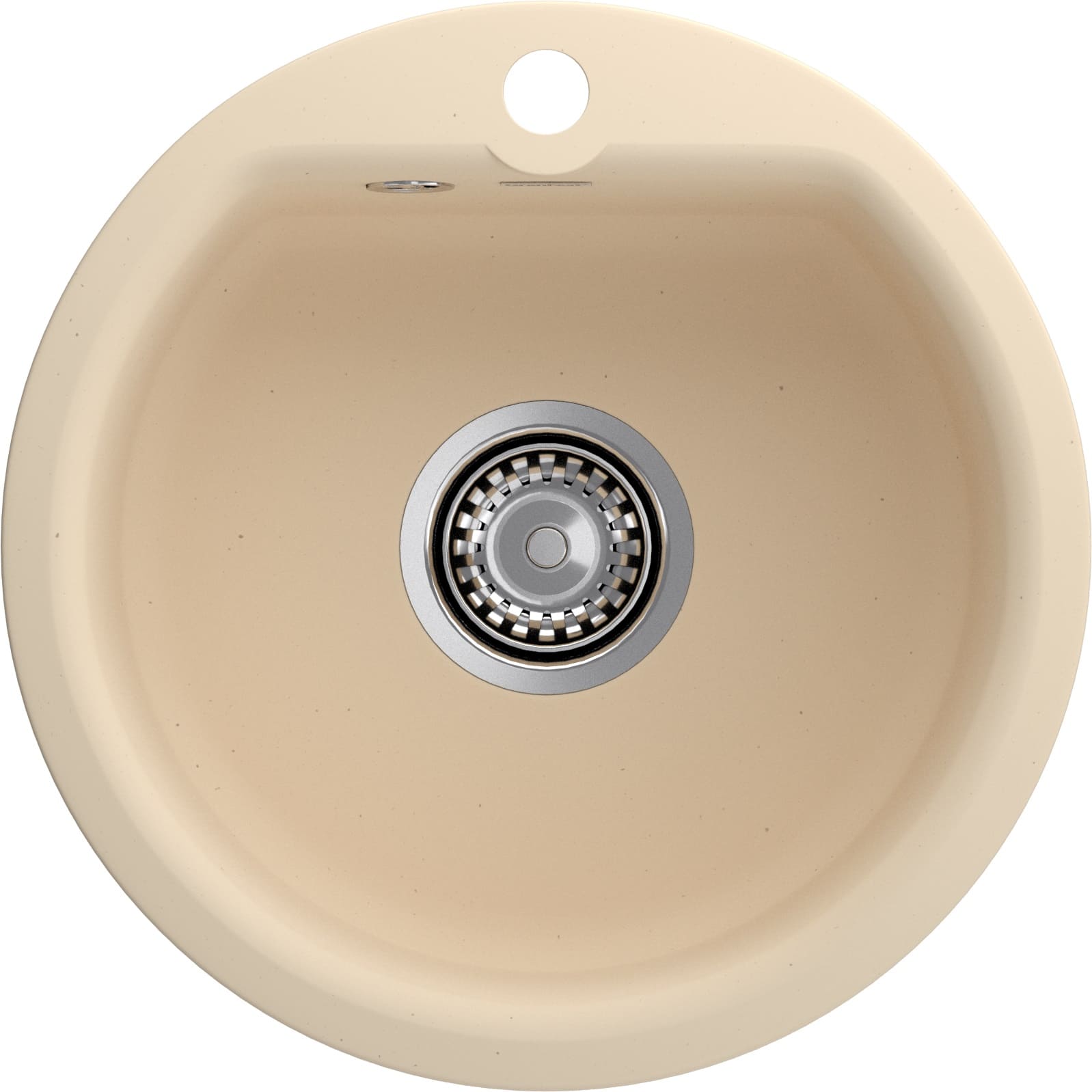 Кухонная мойка GRANFEST SMART SM-435 бежевый + сифон - фото