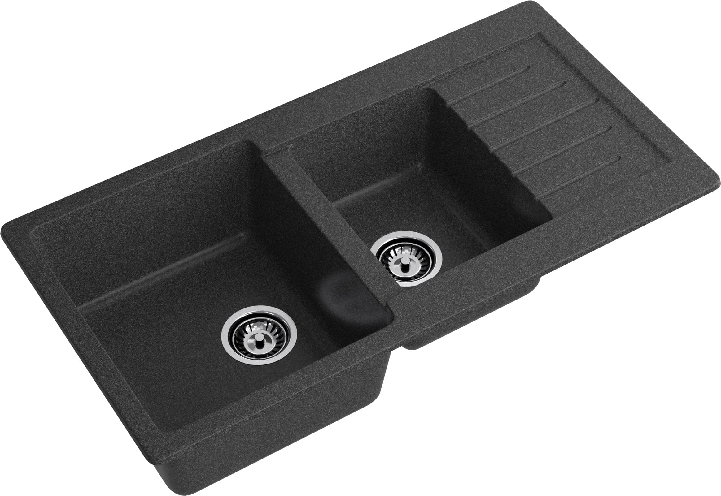 Кухонная мойка GRANFEST PRACTIK P-980KL графит - фото2