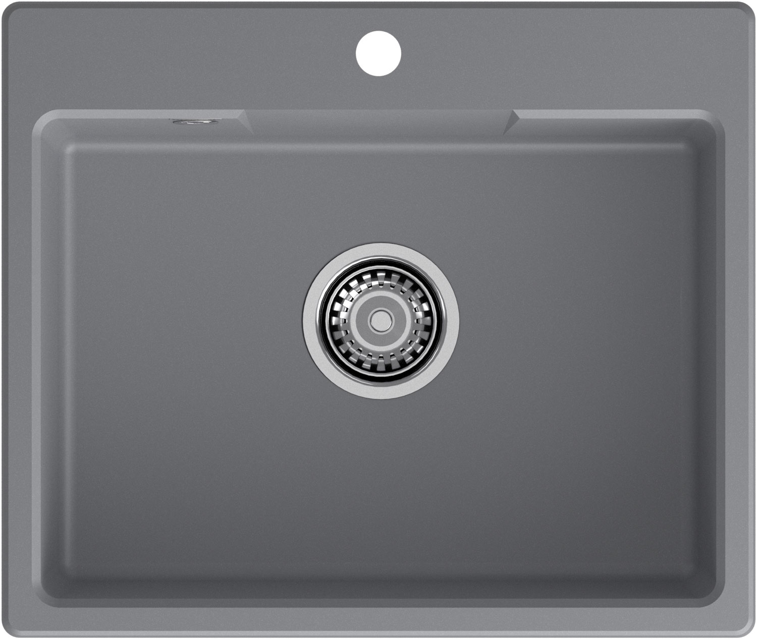 Кухонная мойка GRANFEST URBAN UR-658 темно-серый - фото