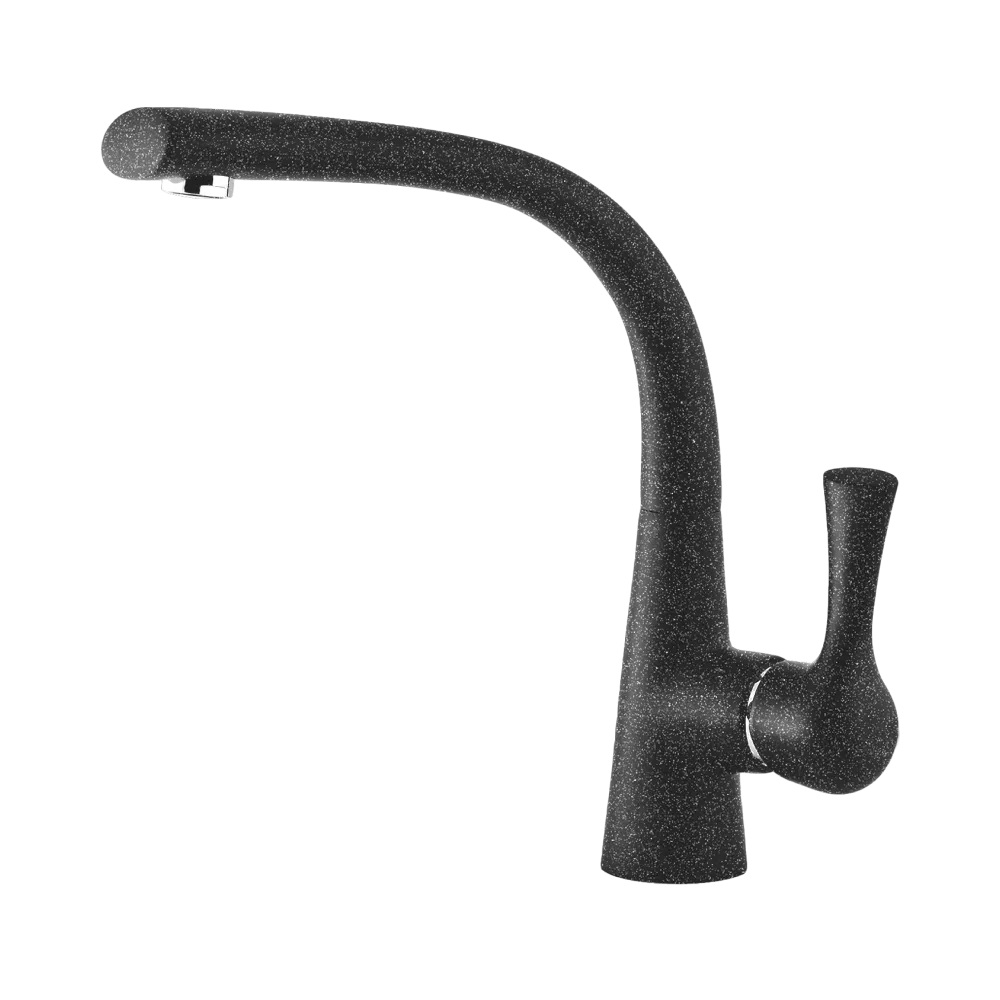 Смеситель для кухни GRANFEST 3723 графит - фото