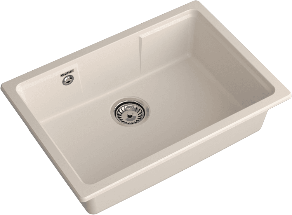 Кухонная мойка GRANFEST URBAN UR-4565 белый - фото2