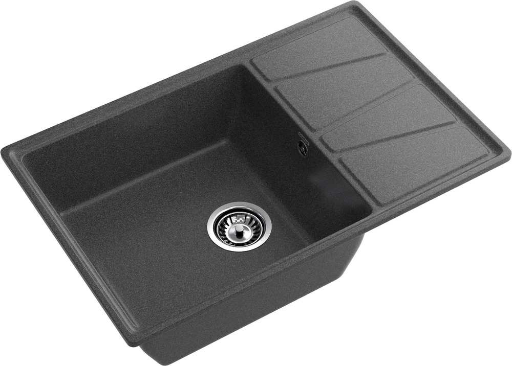 Кухонная мойка GRANFEST VERTEX V-780L графит - фото2