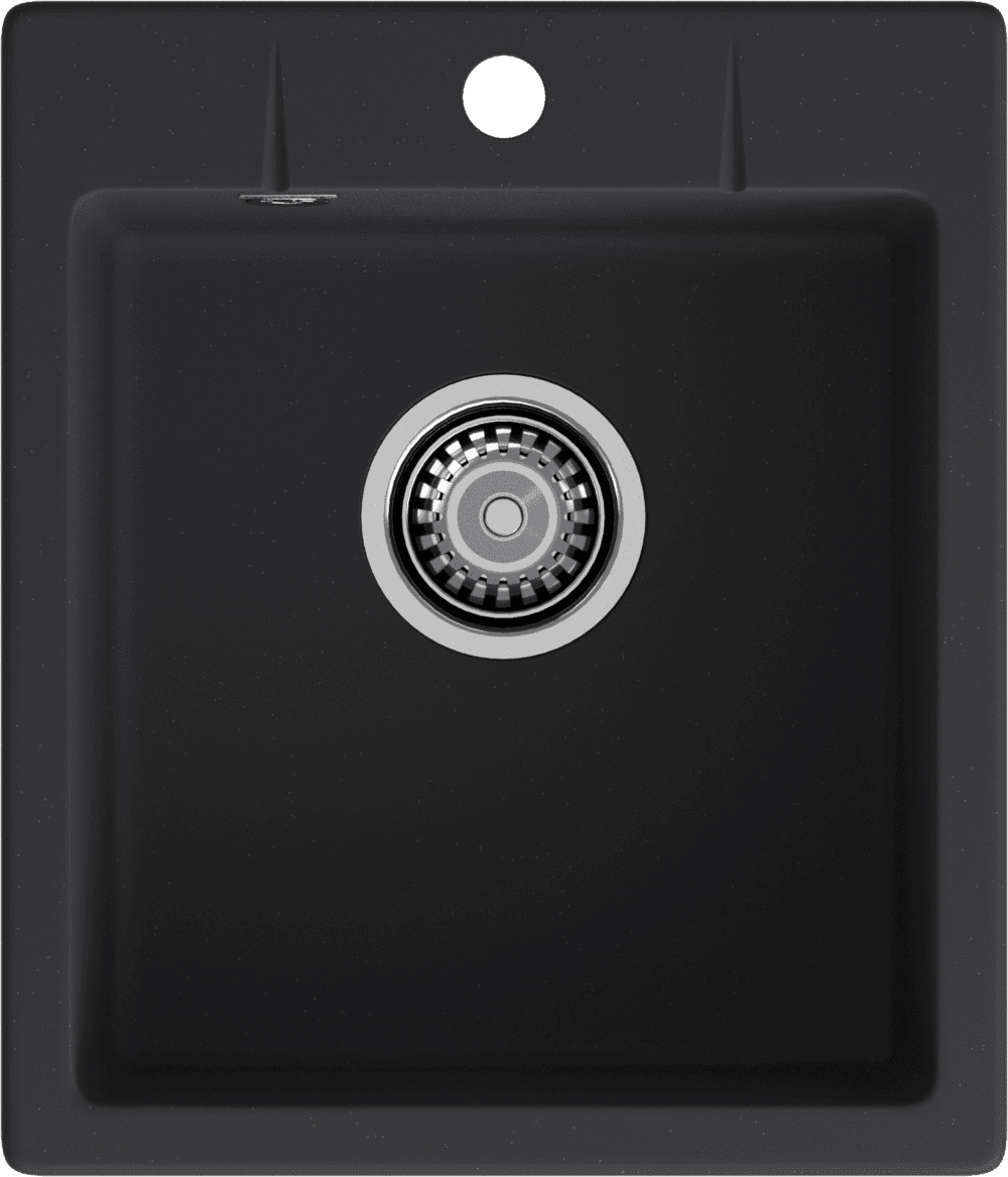 Кухонная мойка GRANFEST URBAN UR-242 черный - фото