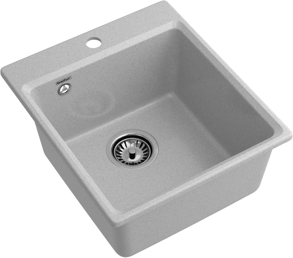 Кухонная мойка GRANFEST LEVEL LV-420 серый - фото2