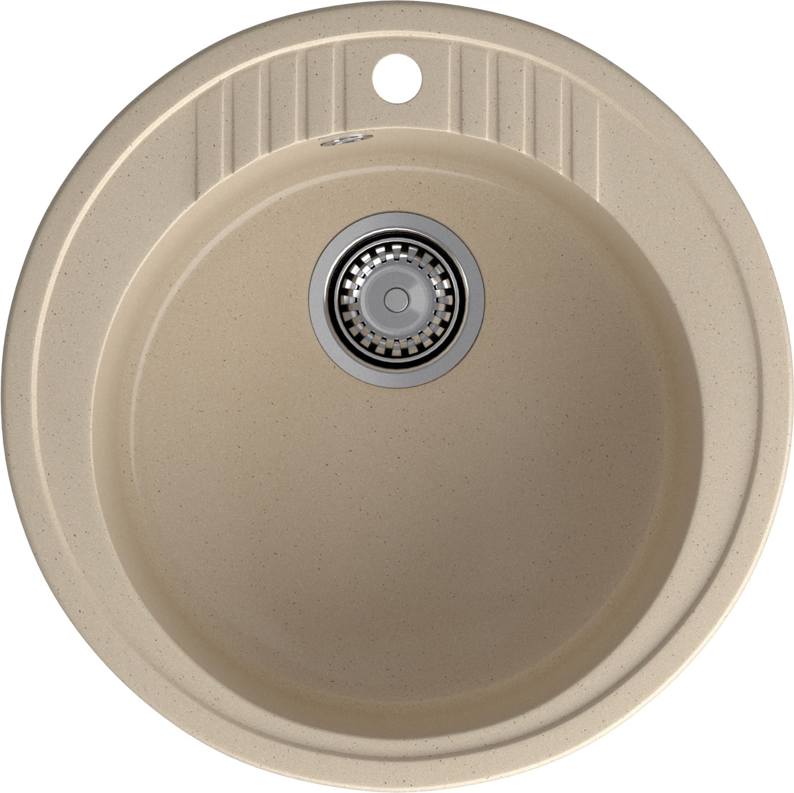 Кухонная мойка GRANFEST RONDO R-520 кашемир - фото