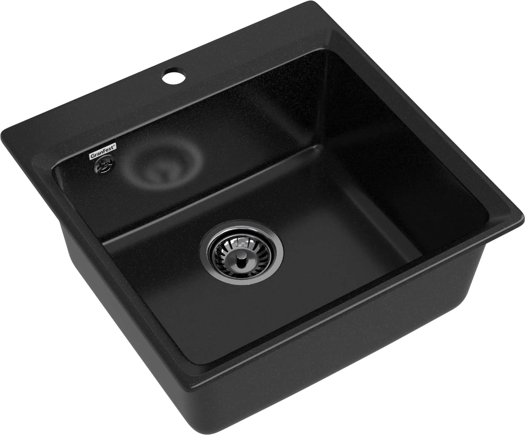 Кухонная мойка GRANFEST LEVEL LV-510 черный - фото3