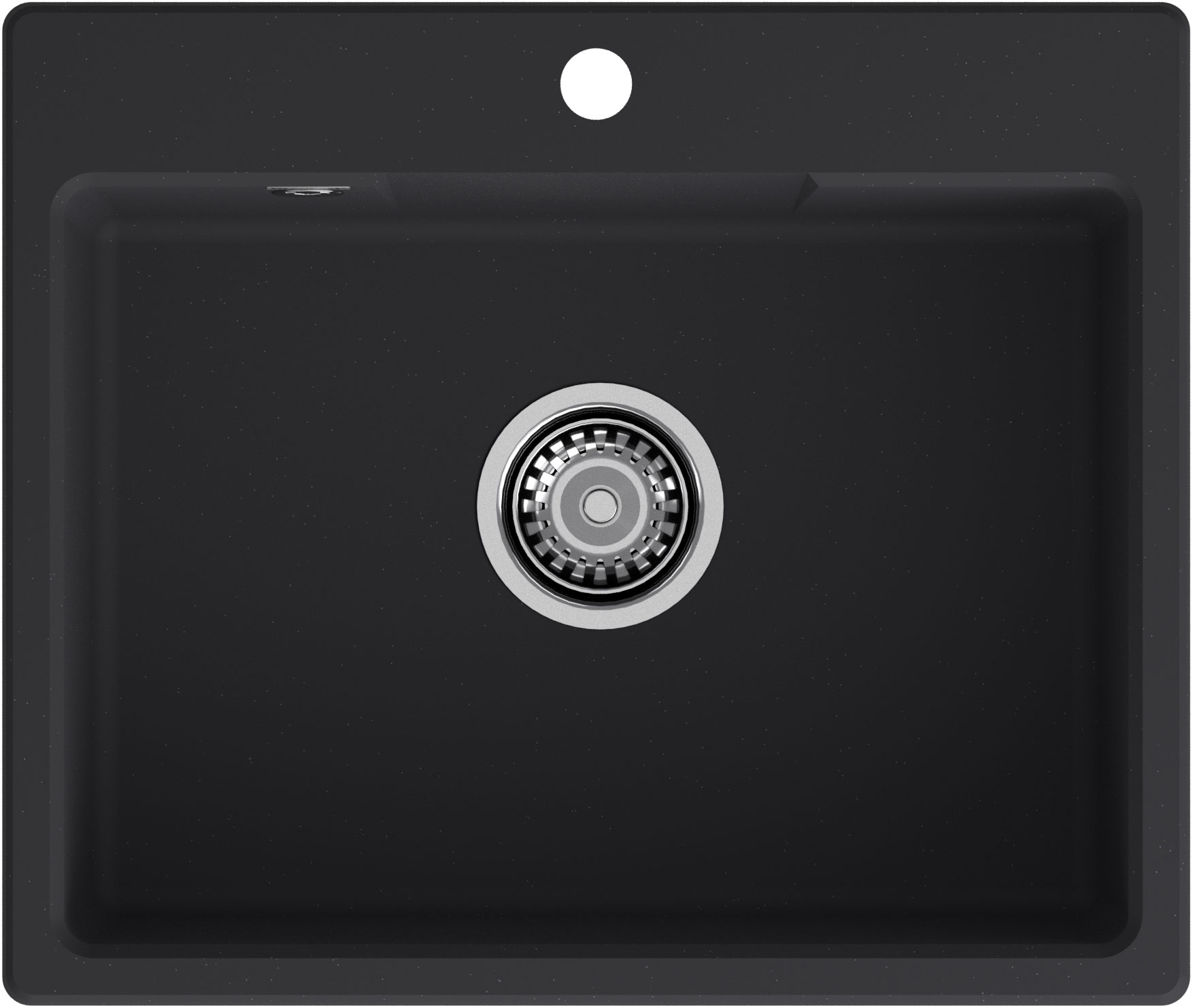 Кухонная мойка GRANFEST URBAN UR-658 черный - фото