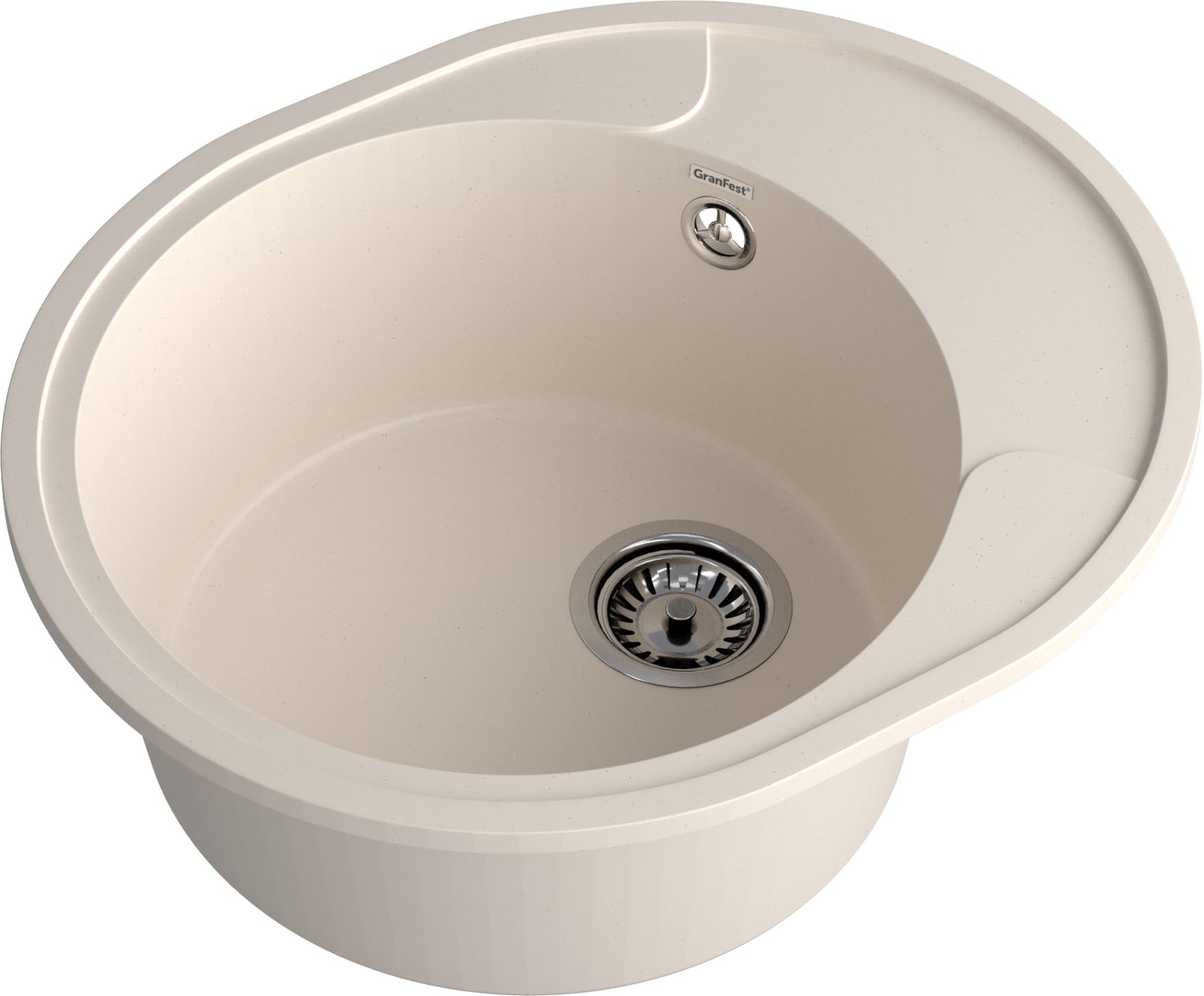 Кухонная мойка GRANFEST URBAN UR-857L белый - фото2