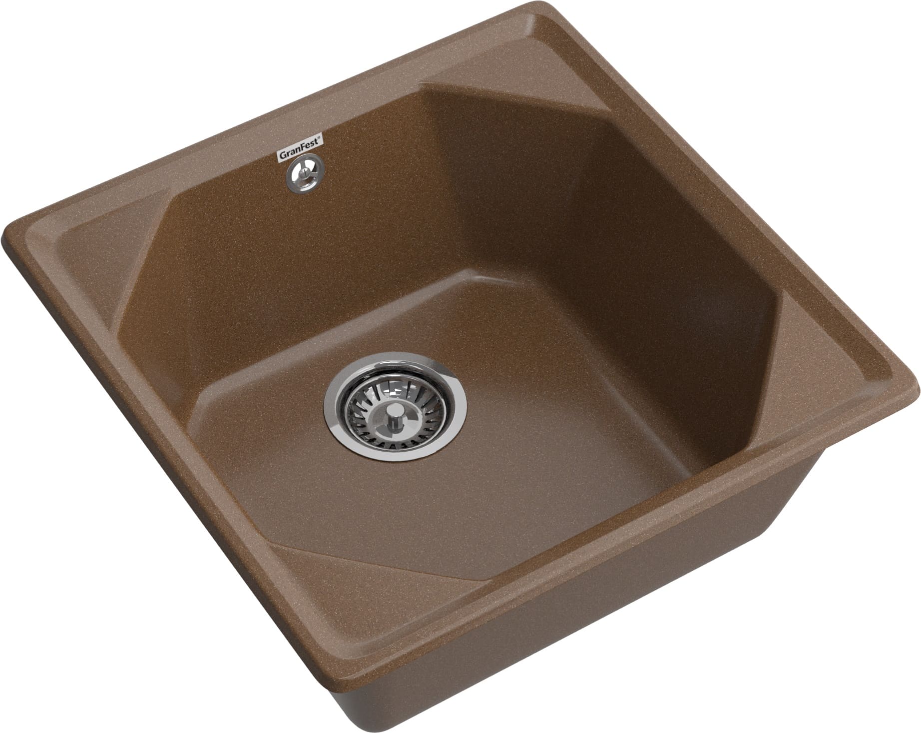 Кухонная мойка GRANFEST UNIQUE U-500 терракот - фото2