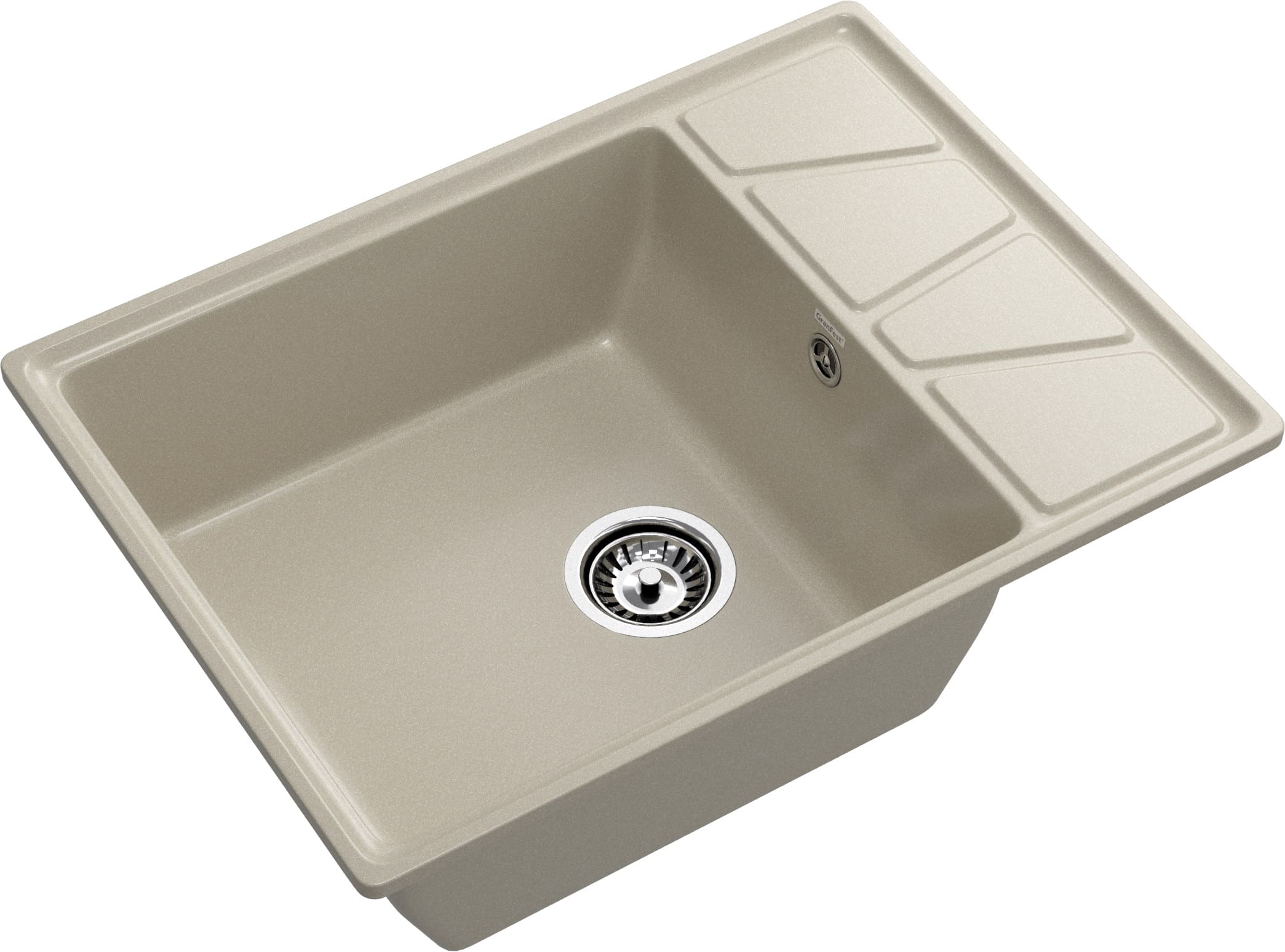 Кухонная мойка GRANFEST VERTEX V-680L топаз - фото2