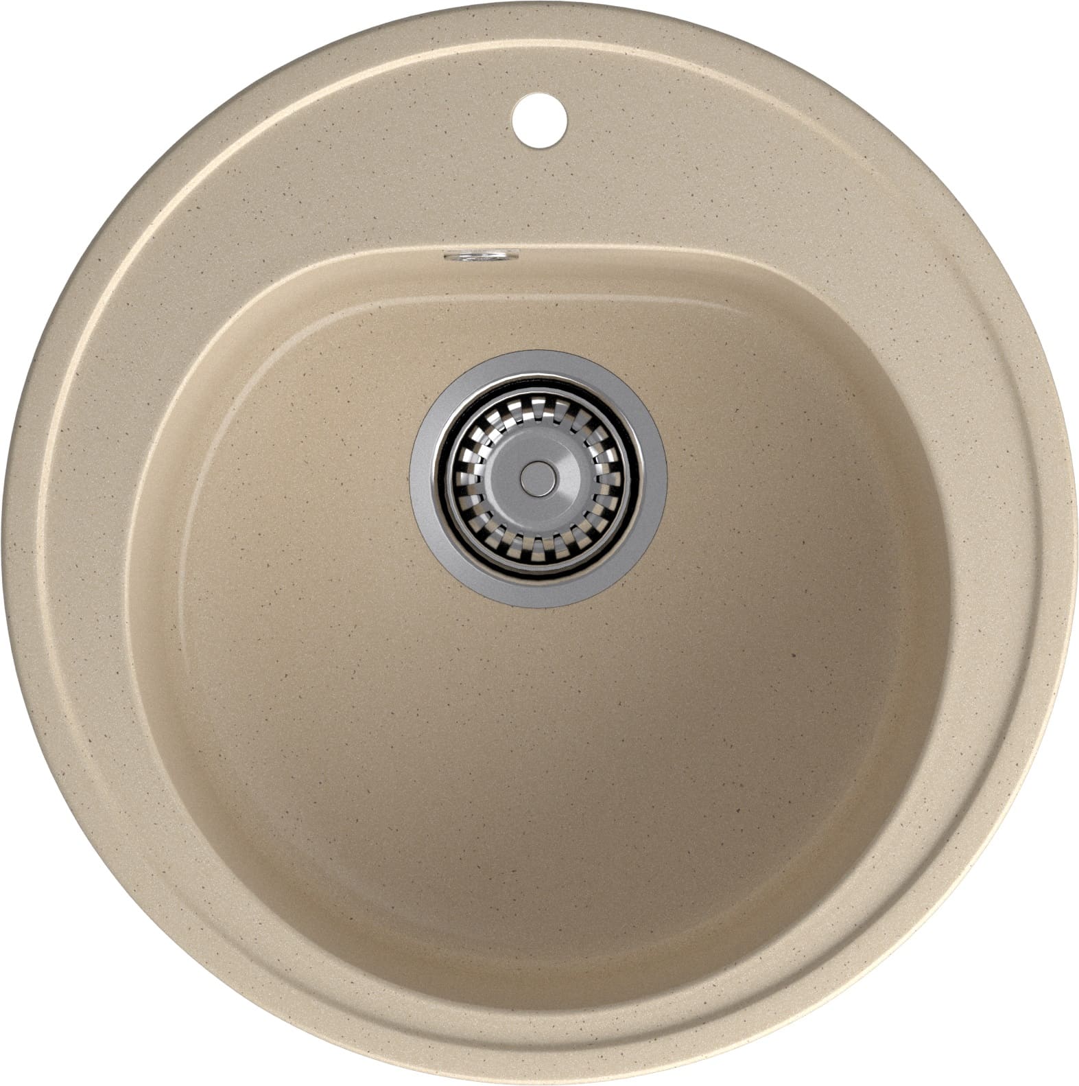 Кухонная мойка GRANFEST RONDO R-510 кашемир - фото