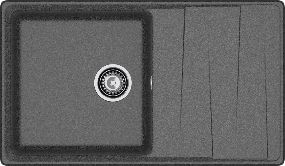 Кухонная мойка GRANFEST LEVEL LV-860L графит - фото