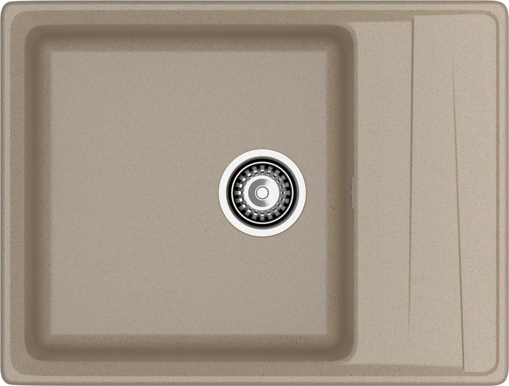 Кухонная мойка GRANFEST LEVEL LV-660L песочный - фото