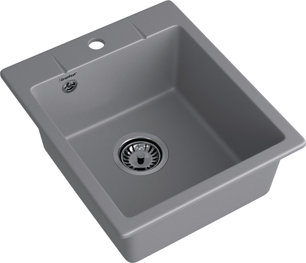 Кухонная мойка GRANFEST URBAN UR-242 темно-серый - фото2