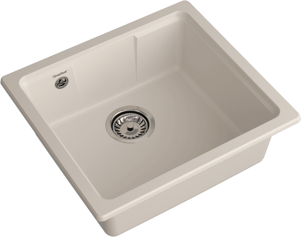 Кухонная мойка GRANFEST URBAN UR-4550 белый - фото2