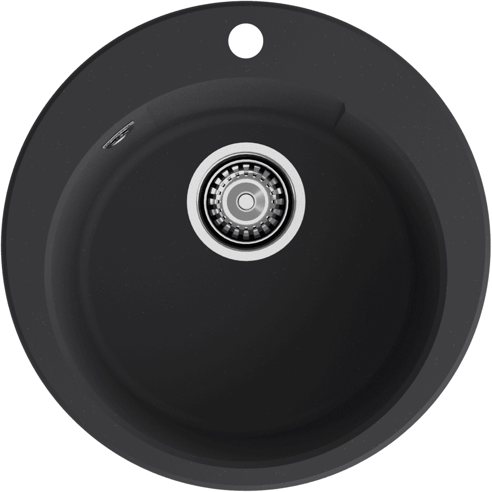 Кухонная мойка GRANFEST URBAN UR-649 черный - фото